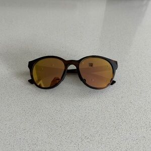 Oakley Spindrift Sunglasses, Matte Brown Tortoise Frame, PRIZM Rose Gold Lens